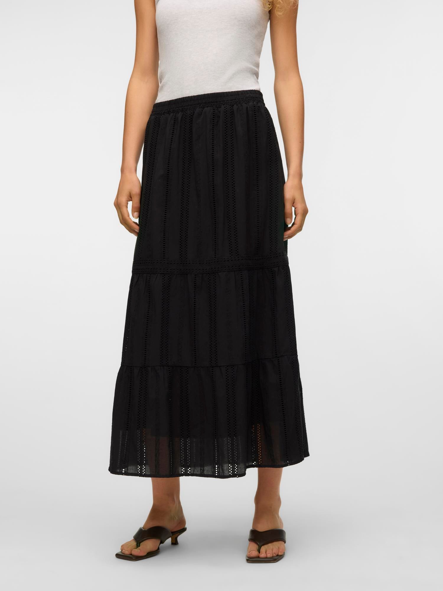 VMBELL COTTON MAXI SKIRT